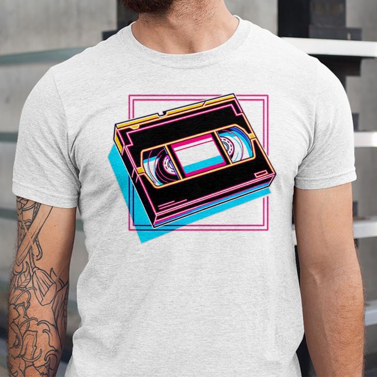 Retro VHS Vaporwave Video Cassette Nostalgia Geek Chic Premium Tri-Blend Unisex Jersey T-Shirt Retro VHS Vaporwave Video Cassette Nostalgia Geek Chic Premium Tri-Blend Unisex Jersey T-Shirt