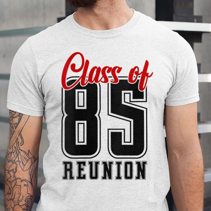 Reunion 1985 Matching Graduation High School Class Of 1985 Unisex Jersey T-Shirt