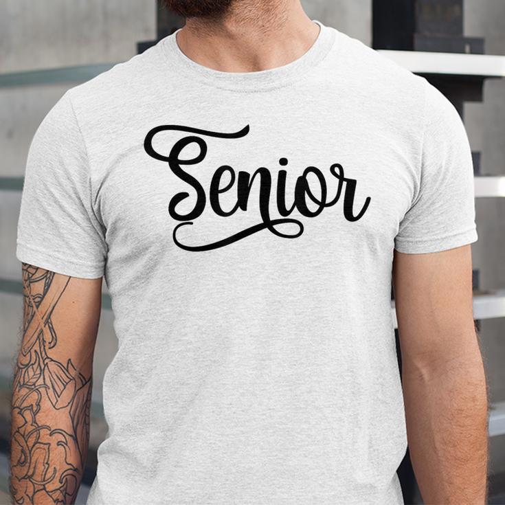 That Says Senior Cursive Script Graduation Unisex Jersey T-Shirt
