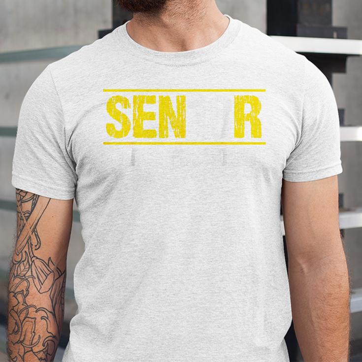 Senior 2018 Class President-School Colors Graduation Unisex Jersey T-Shirt