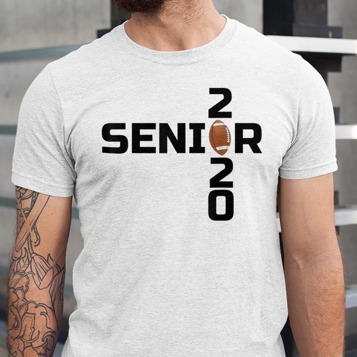 Senior 2020 Football Graduation Shirt Unisex Jersey T-Shirt