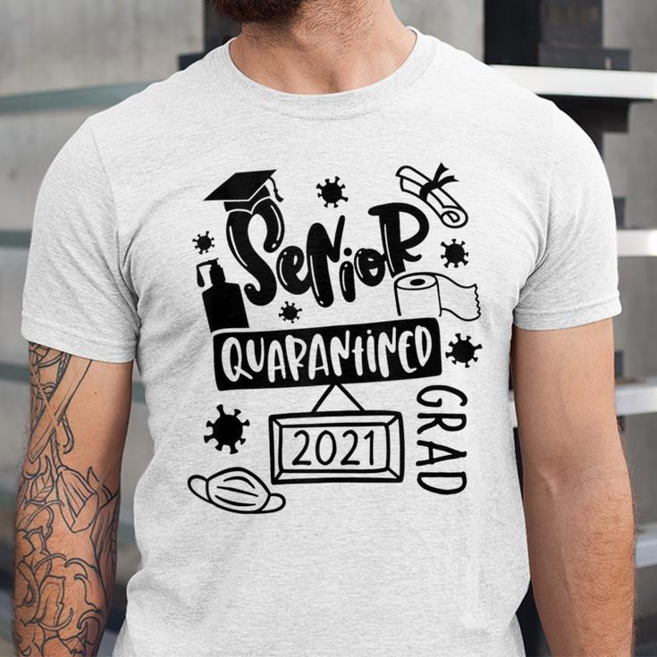 Senior 2021 Graduate 12th Grade Quarantine Senior Graduation Unisex Jersey T-Shirt