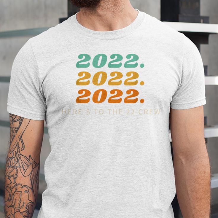 Senior 2022 Shirt Class Of 2022 Retro Graduation Grad Unisex Jersey T-Shirt