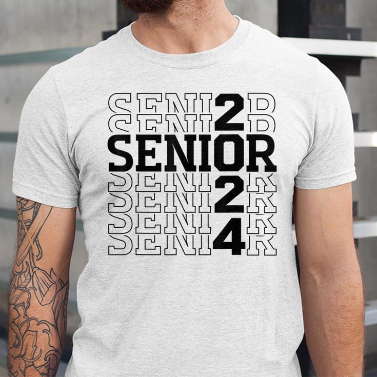 Senior 2024 Class Of 2024 Graduation 2024 Women Boy Girl Unisex Jersey T-Shirt