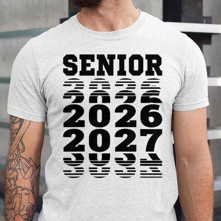 Senior 2026 2027 Class Of Graduation Unisex Jersey T-Shirt