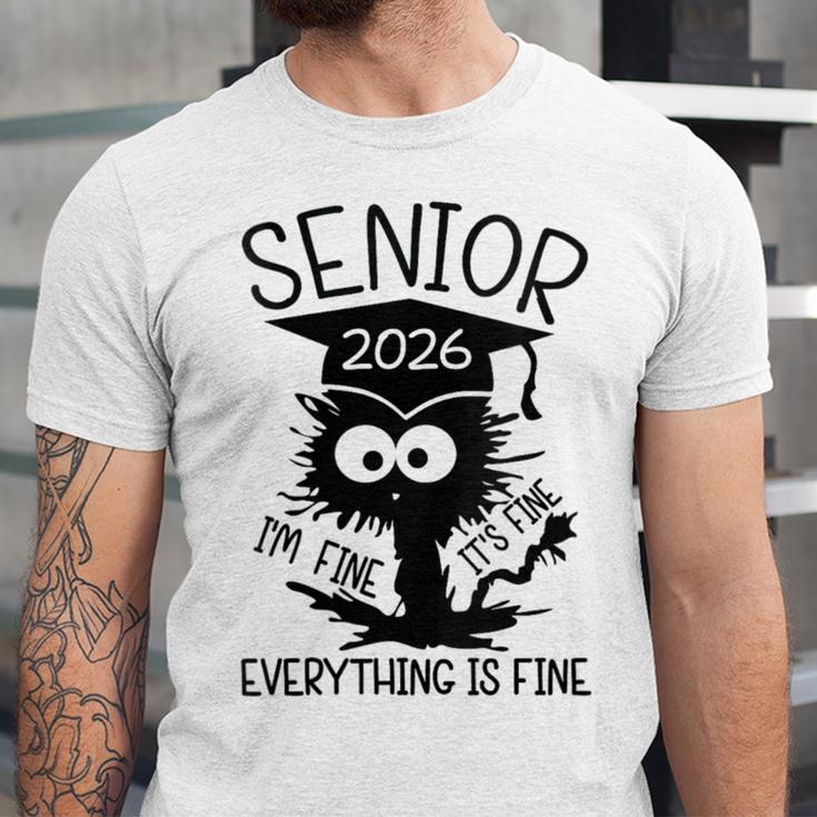 Senior 2026 High School College Graduation Year Class Of 26 Unisex Jersey T-Shirt