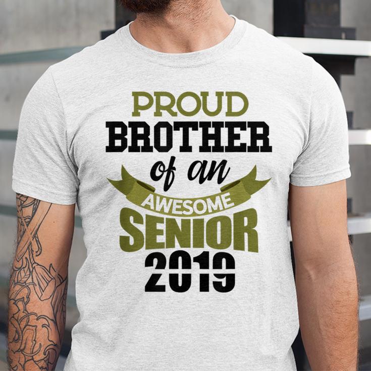 Senior Class Of 2019 Tshirt Graduation Awesome Brother Unisex Jersey T-Shirt