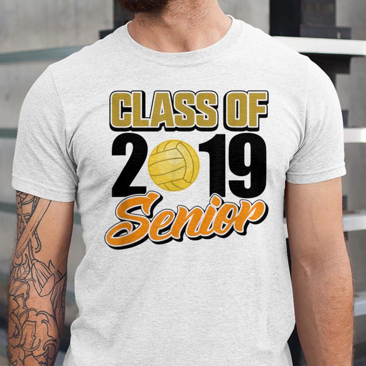 Senior Class Of 2019 Tshirt Graduation School Volleyball Unisex Jersey T-Shirt