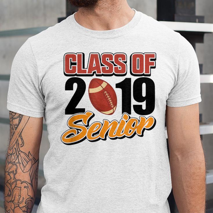 Senior Class Of 2019 Tshirt Graduation Students Football Unisex Jersey T-Shirt