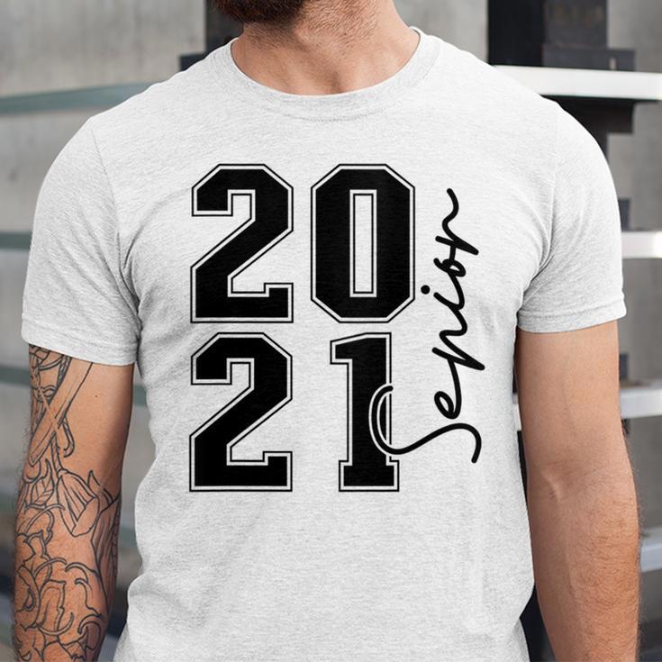 Senior Class Of 2021 Graduation High School College Unisex Jersey T-Shirt