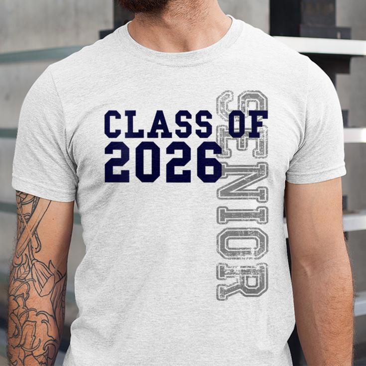 Senior Class Of 2026 Graduation Year High School & College Unisex Jersey T-Shirt