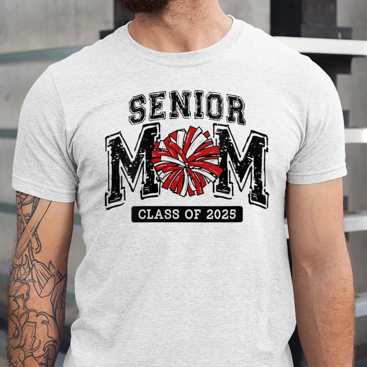 Senior Mom 2025 Cheer Mama Class Of 2025 Graduation Unisex Jersey T-Shirt
