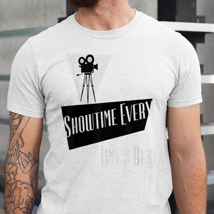 Showtime Every Moment Cinema Nostalgia Film Buff Humor Unisex Jersey T-Shirt