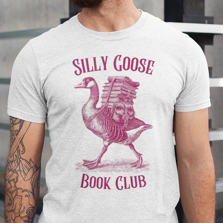 Silly Goose Book Club Unisex Jersey T-Shirt Silly Goose Book Club Unisex Jersey T-Shirt