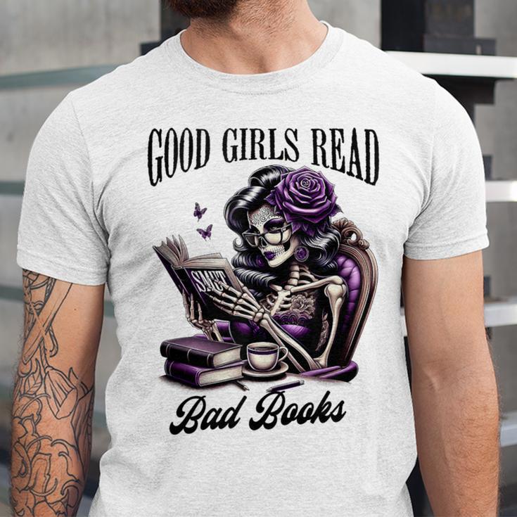Smut Book Reading Smutty Good That Girls Read Bad Books Unisex Jersey T-Shirt Smut Book Reading Smutty Good That Girls Read Bad Books Unisex Jersey T-Shirt