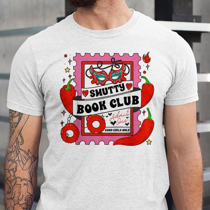 Smut Reader Smutty Vibes Spicy Romance Smutty Book Club Unisex Jersey T-Shirt