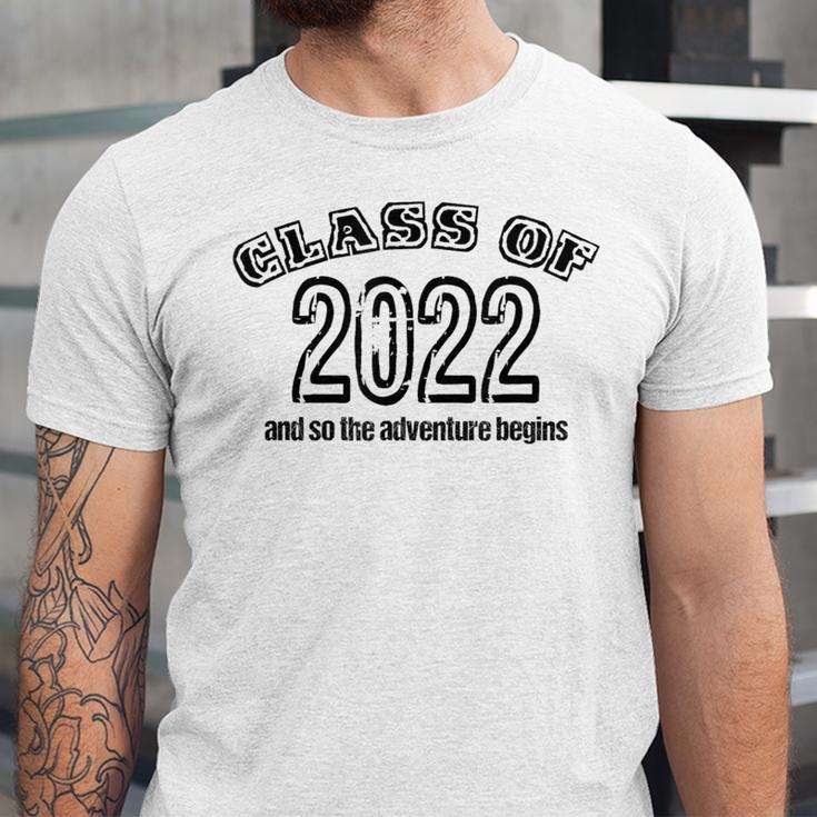 And So The Adventure Begins 2022 Graduation T-Shirt Unisex Jersey T-Shirt