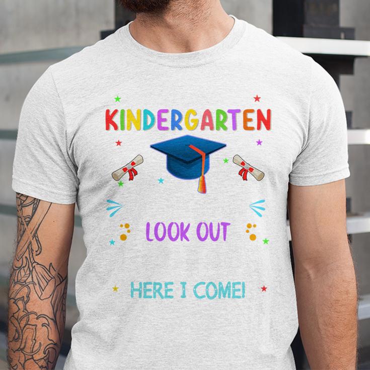So Long Kindergarten Graduation Look Out 1st Grade 2025 Kids Premium Tri-Blend Unisex Jersey T-Shirt