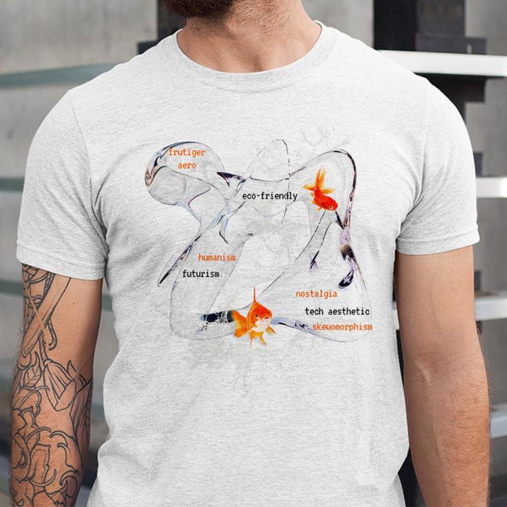 Splash Water Frutiger Aero Y2K Style Clownfish Premium Unisex Jersey T-Shirt Splash Water Frutiger Aero Y2K Style Clownfish Premium Unisex Jersey T-Shirt