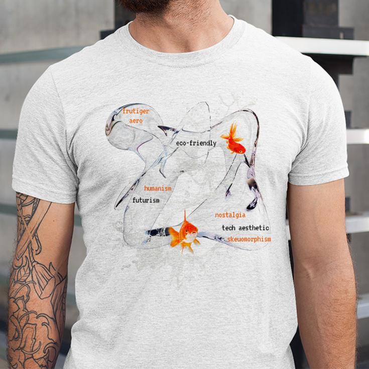 Splash Water Frutiger Aero Y2K Style Clownfish Unisex Jersey T-Shirt