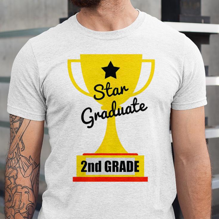 Star Graduate Second Grade Graduation Trophy Cup Unisex Jersey T-Shirt