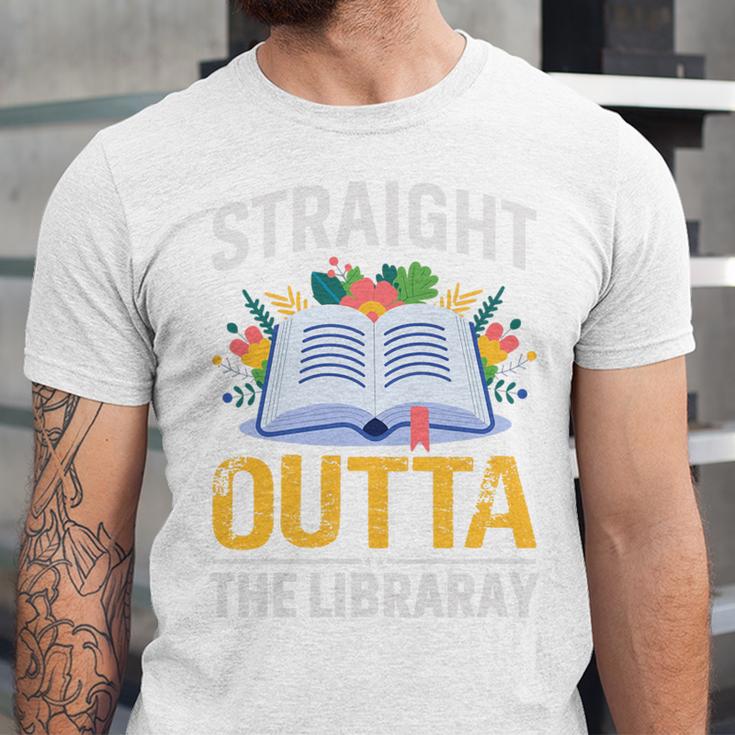 Straight Outta The Library Book Lover Men Women Premium Tri-Blend Unisex Jersey T-Shirt Straight Outta The Library Book Lover Men Women Premium Tri-Blend Unisex Jersey T-Shirt
