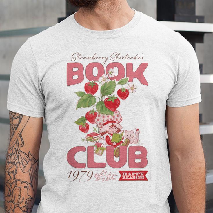 Strawberry Shortcake Book Club 1979 With Berry Besties Unisex Jersey T-Shirt