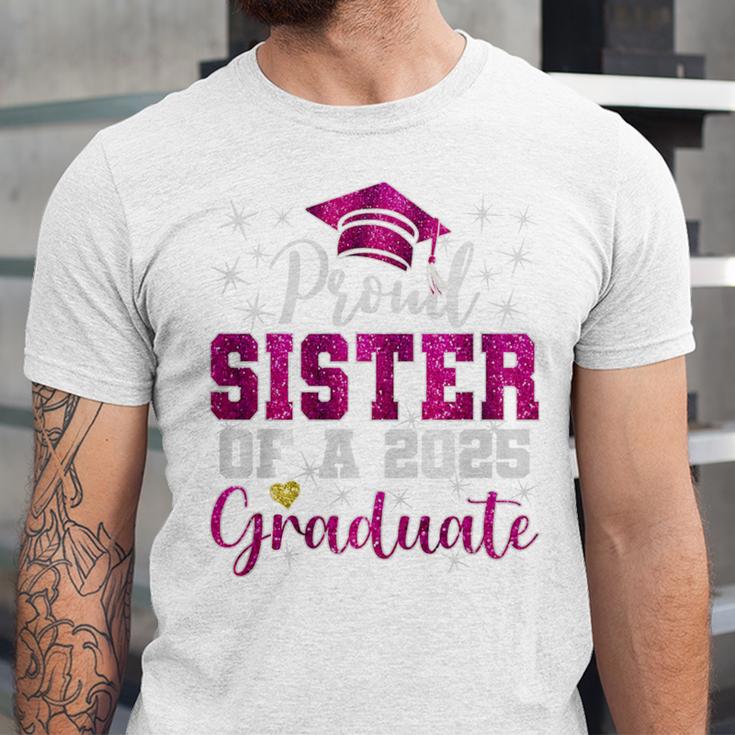 Super Proud Sister Of 2025 Graduate Senior Graduation Family Premium Tri-Blend Unisex Jersey T-Shirt