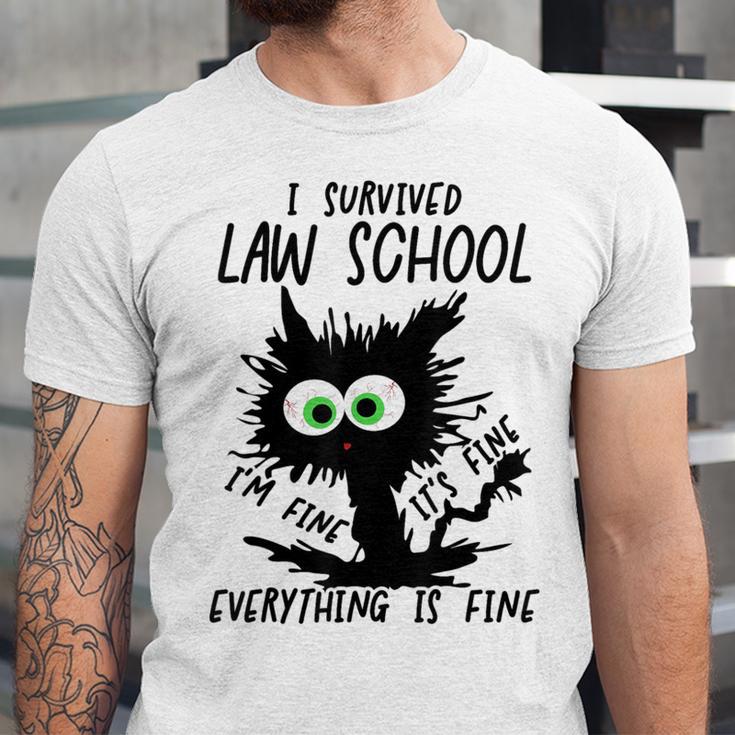 I Survived Law School Graduation 2025 2026 Unisex Jersey T-Shirt