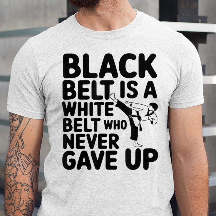 Taekwondo Belt Club Graduation Unisex Jersey T-Shirt