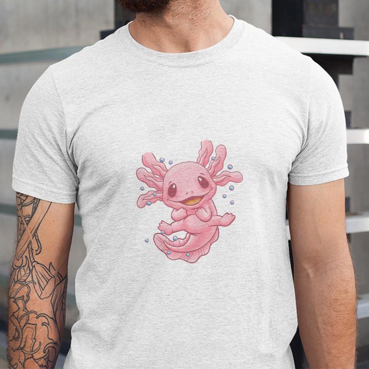 I Tried People I Prefer Axolotl Salamander Introvert Unisex Jersey T-Shirt
