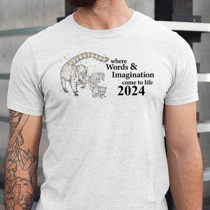 Tucson Festival Of Book TFOB 2024 Coatimundi Mascot Unisex Jersey T-Shirt