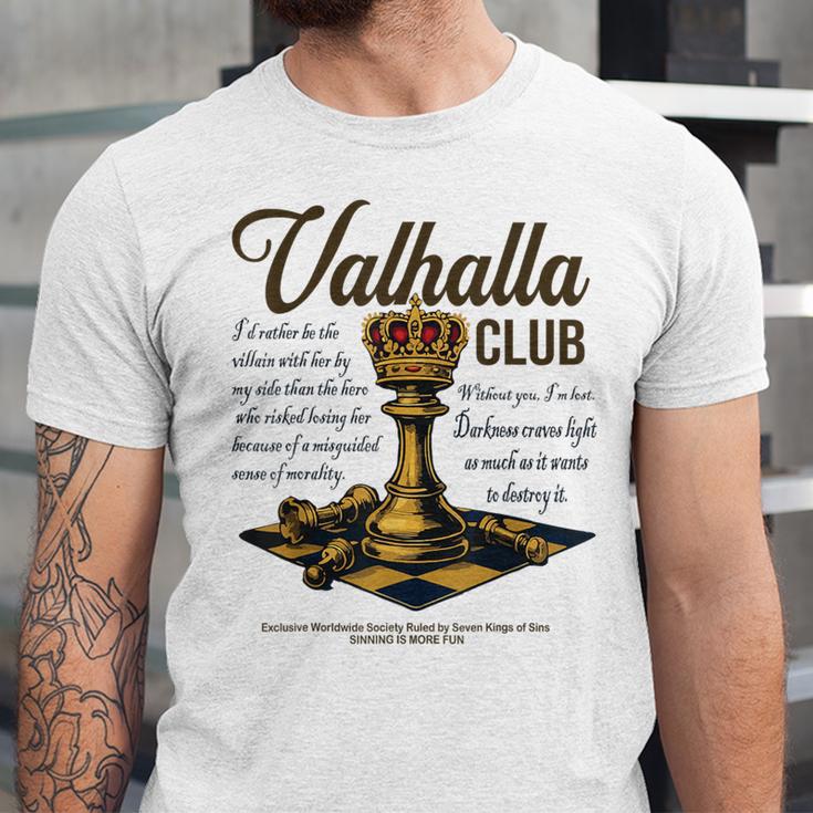 Valhalla Club Vintage Twisted Kings Sin Ana Book Love Alex Unisex Jersey T-Shirt Valhalla Club Vintage Twisted Kings Sin Ana Book Love Alex Unisex Jersey T-Shirt