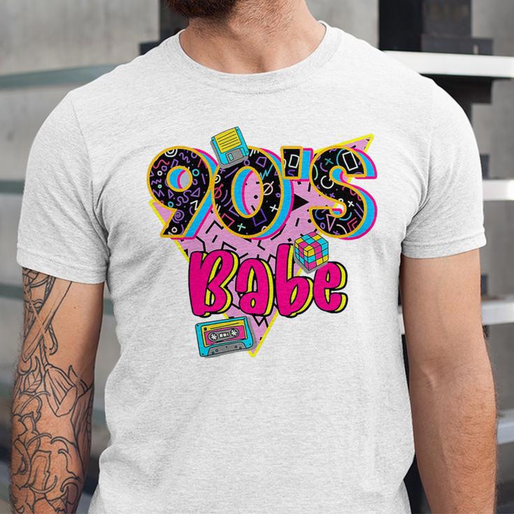 Vintage 90's Babe Party Back To 90s Cassette Nostalgia Premium Tri-Blend Unisex Jersey T-Shirt
