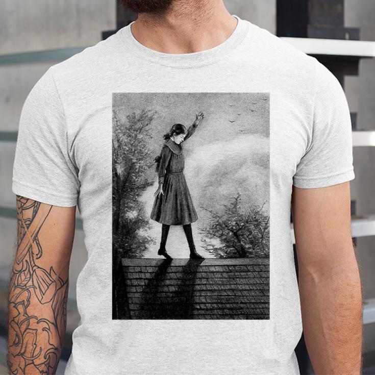 Vintage Anne Of Green Gables -Roof Scene From Book Premium Tri-Blend T-Shirt Unisex Jersey T-Shirt Vintage Anne Of Green Gables -Roof Scene From Book Premium Tri-Blend T-Shirt Unisex Jersey T-Shirt