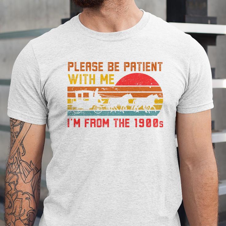 Vintage Retro Please Be Patient With Me I'm From The 1900s Premium Unisex Jersey T-Shirt