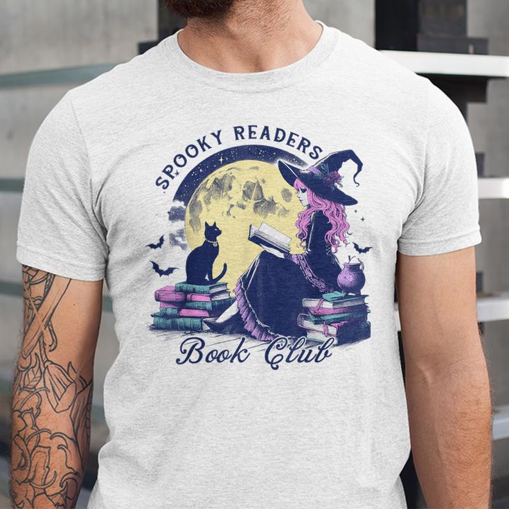 Vintage Sexy Witch Spooky Readers Book Lover Club Halloween Unisex Jersey T-Shirt Vintage Sexy Witch Spooky Readers Book Lover Club Halloween Unisex Jersey T-Shirt