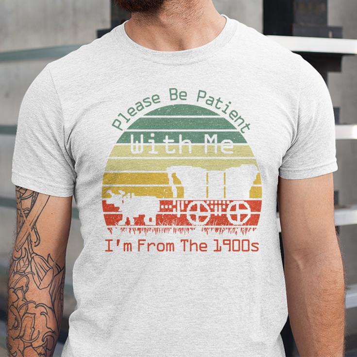 Vintage Sunset Please Be Patient With Me I'm From The 1900s Premium Unisex Jersey T-Shirt