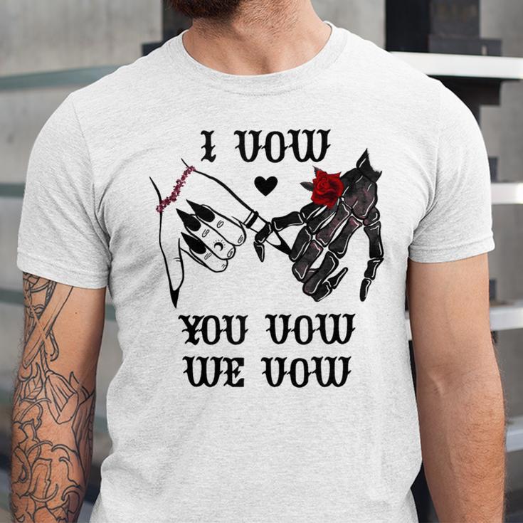 I Vow You Vow We Vow Merch Dark Romance Smutty Book Smutt Unisex Jersey T-Shirt