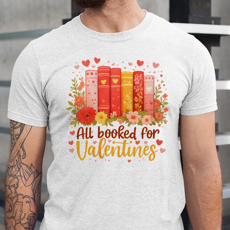 Women's All Booked For Valentine Teacher Valentines Reading Book Unisex Jersey T-Shirt Women's All Booked For Valentine Teacher Valentines Reading Book Unisex Jersey T-Shirt