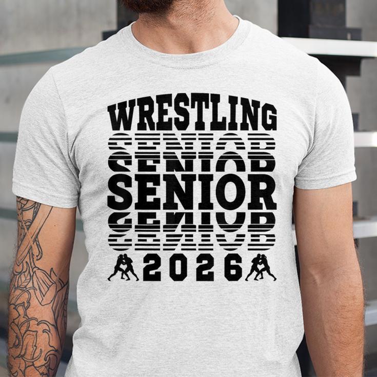 Wrestling Senior 2026 Graduation Unisex Jersey T-Shirt