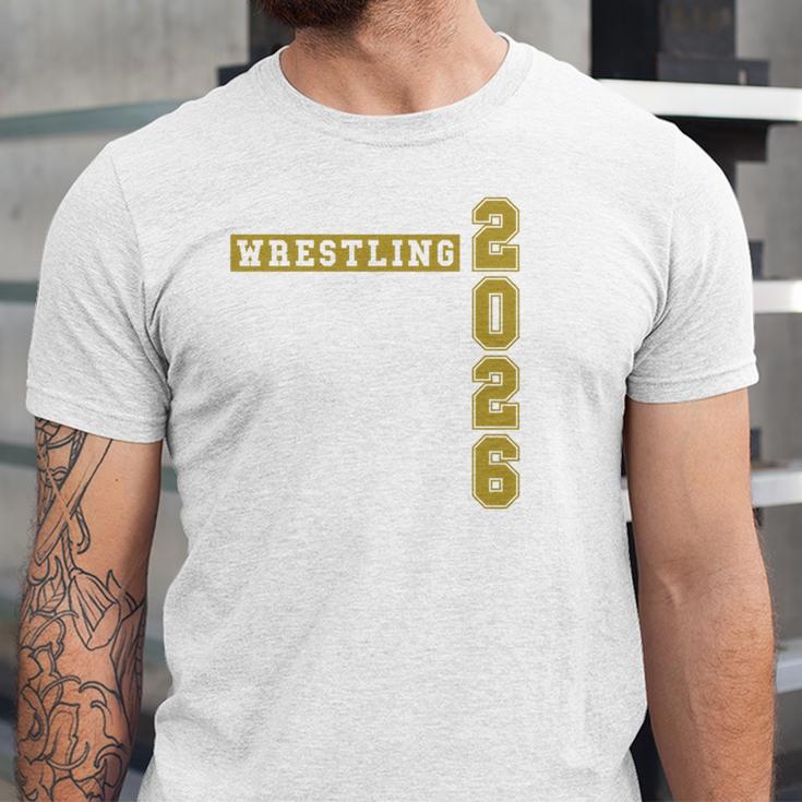 Wrestling Senior Night Wrestling Senior 2026 Graduation 43 Unisex Jersey T-Shirt