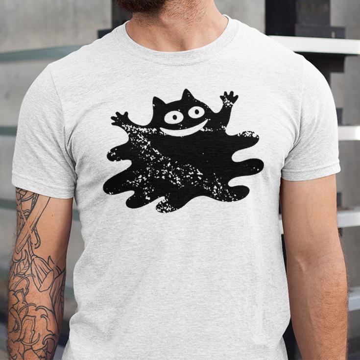 Yk2 Grunge Scary Cat With Tail Tomboy 90s Nostalgia Indie Premium Tri-Blend Unisex Jersey T-Shirt
