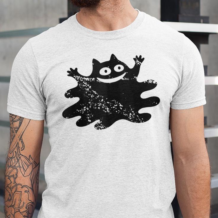 Yk2 Grunge Scary Cat With Tail Tomboy 90s Nostalgia Indie Unisex Jersey T-Shirt