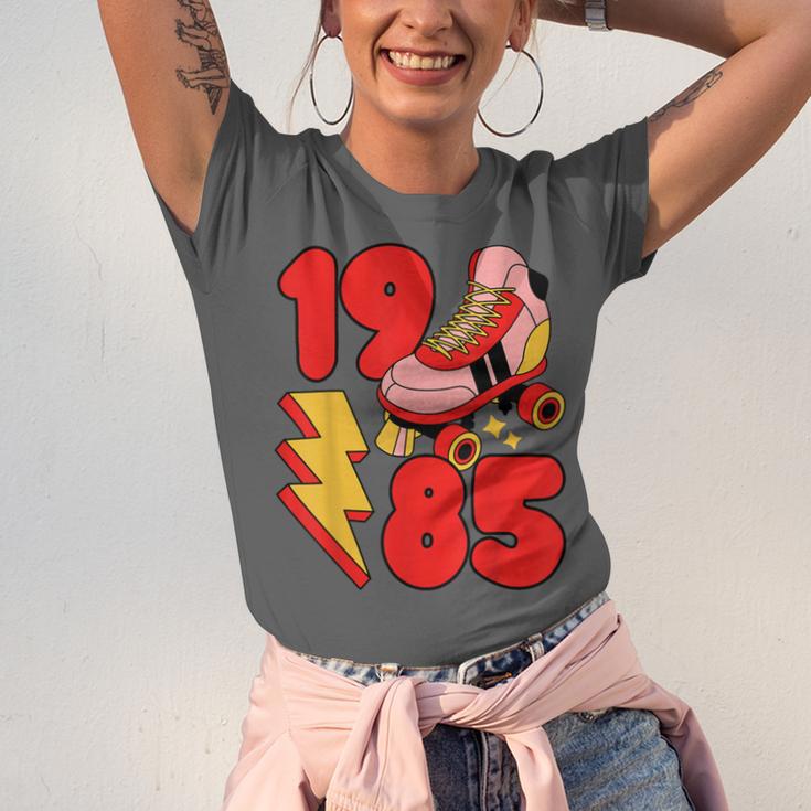 1985 Retro Roller Skate Vintage 80s Nostalgia Collector Unisex Jersey T-Shirt