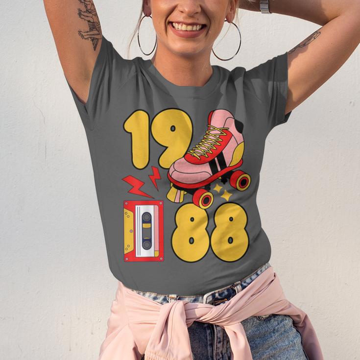 1988 Retro Raised On 80s Music Old School Nostalgia Punk Unisex Jersey T-Shirt