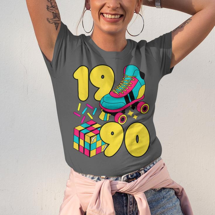 1990 Retro Raised In The 90s Old School Nostalgia Vibes Unisex Jersey T-Shirt
