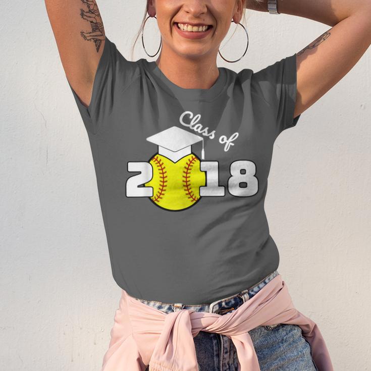 2018 Softball Senior Graduation Shirt For Girls Grad Unisex Jersey T-Shirt
