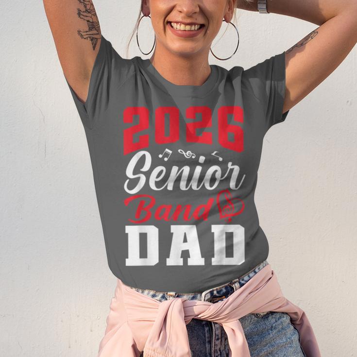 2026 Senior Band Dad Class Of 2026 Band Parent Graduation Unisex Jersey T-Shirt