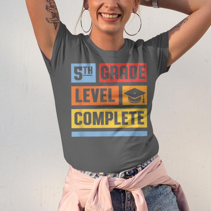 5th Grade Level Complete Shirt Graduation Last Day Of School Unisex Jersey T-Shirt